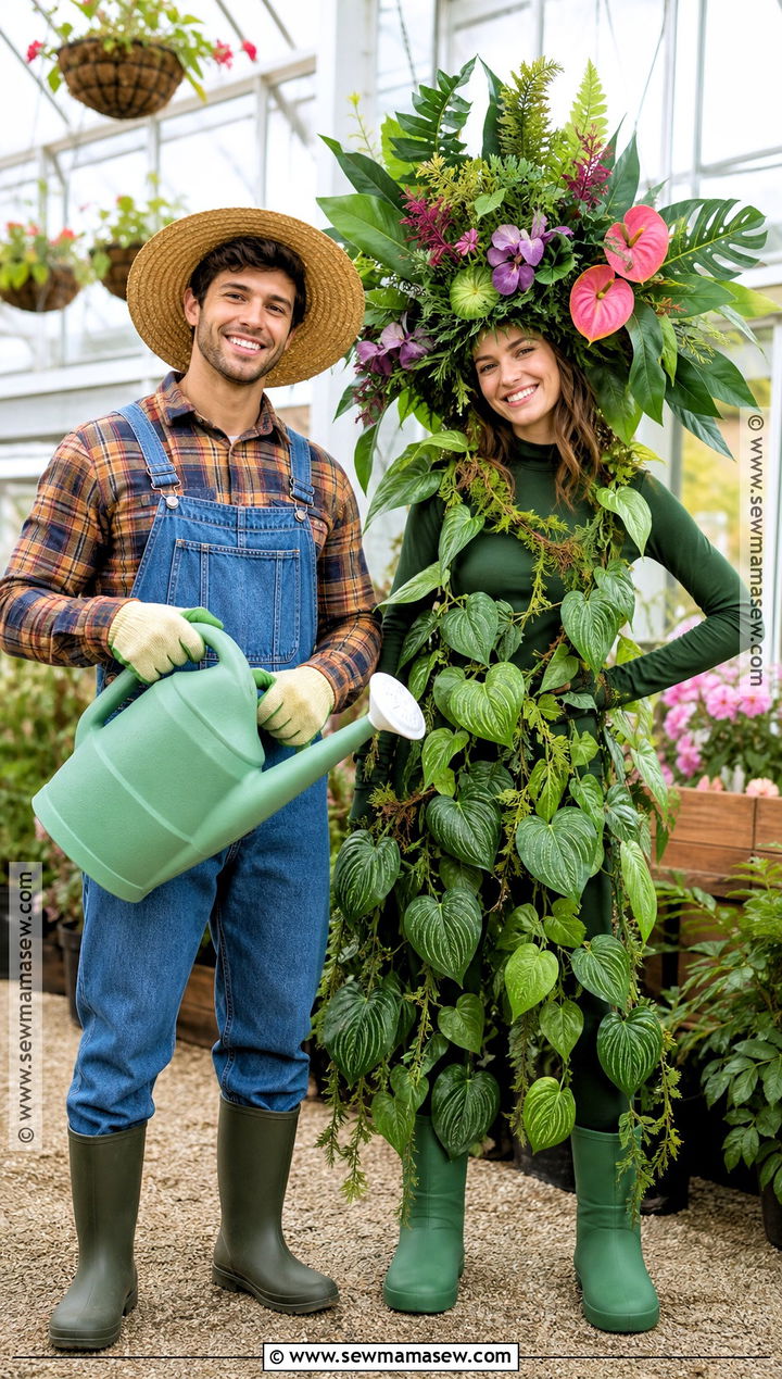 Gardener And Venus Flytrap Duo Costume - 35 unique duo halloween costumes