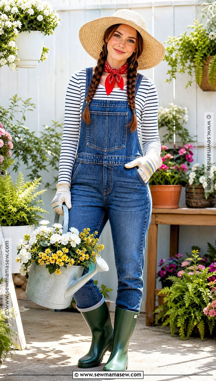 Gardener Costume With Overalls - 30 closet costumes