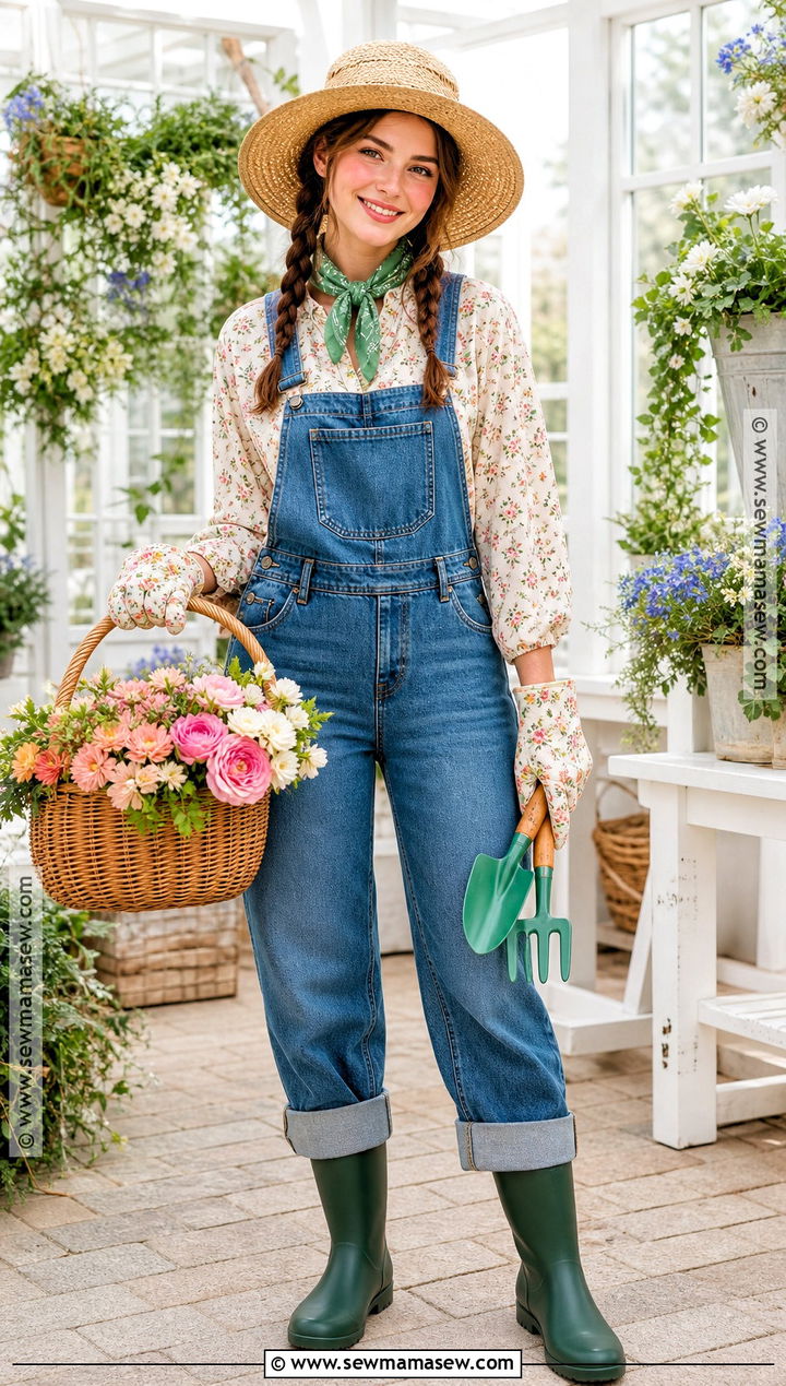 Gardener Costume With Overalls - 50 simple halloween costumes