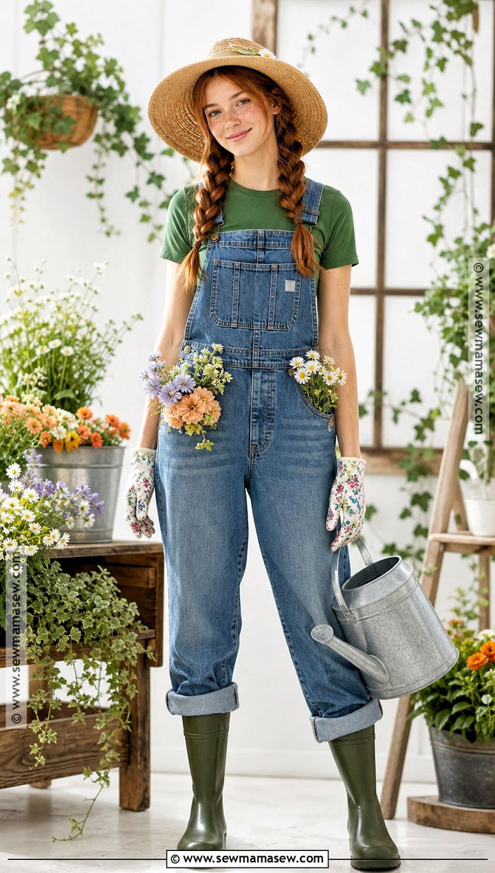 Gardener Costume With Overalls - 35 quick halloween costumes last minute