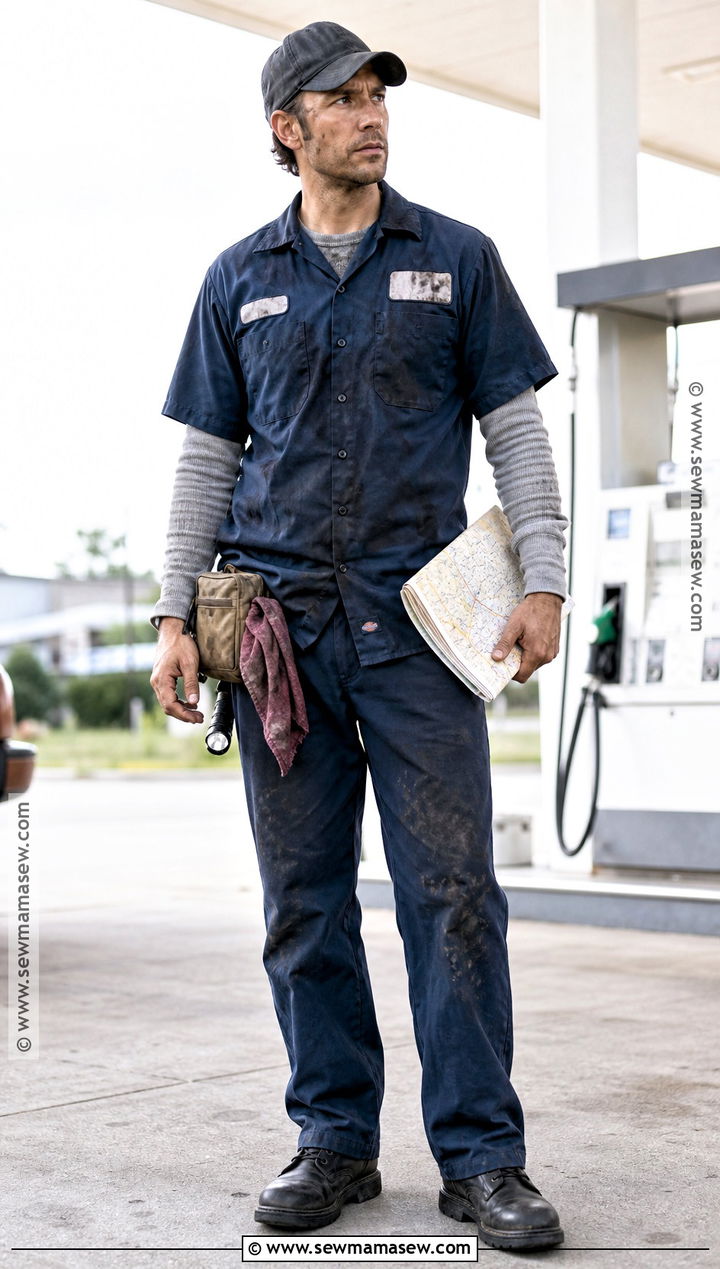 Gas Station Attendant Zombie Apocalypse Outfit - 35 zombie apocalypse outfits male