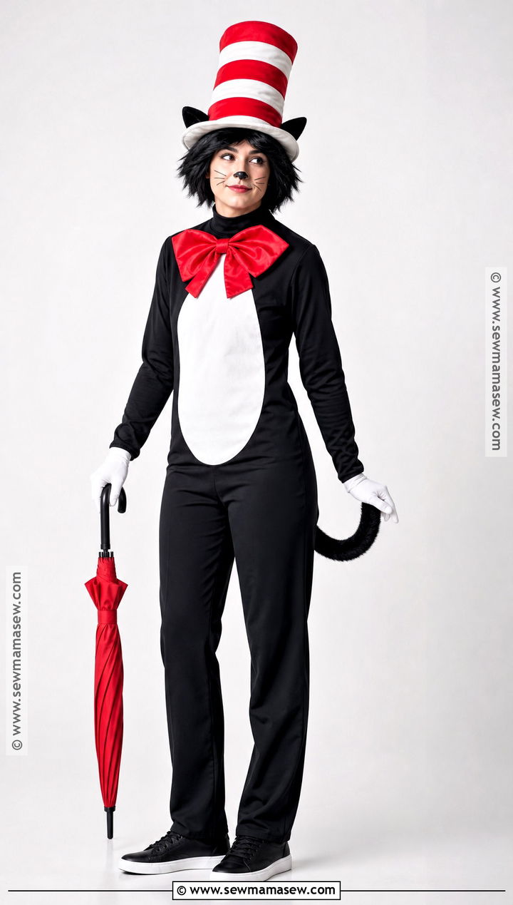Gender Neutral Cat In The Hat Costume - 30 cat and the hat costume ideas