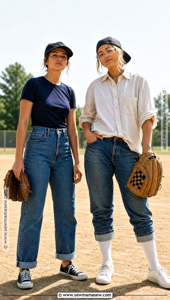 Gender Swapped Benny And Smalls Costume - 30 Sandlot Couple Costume Ideas