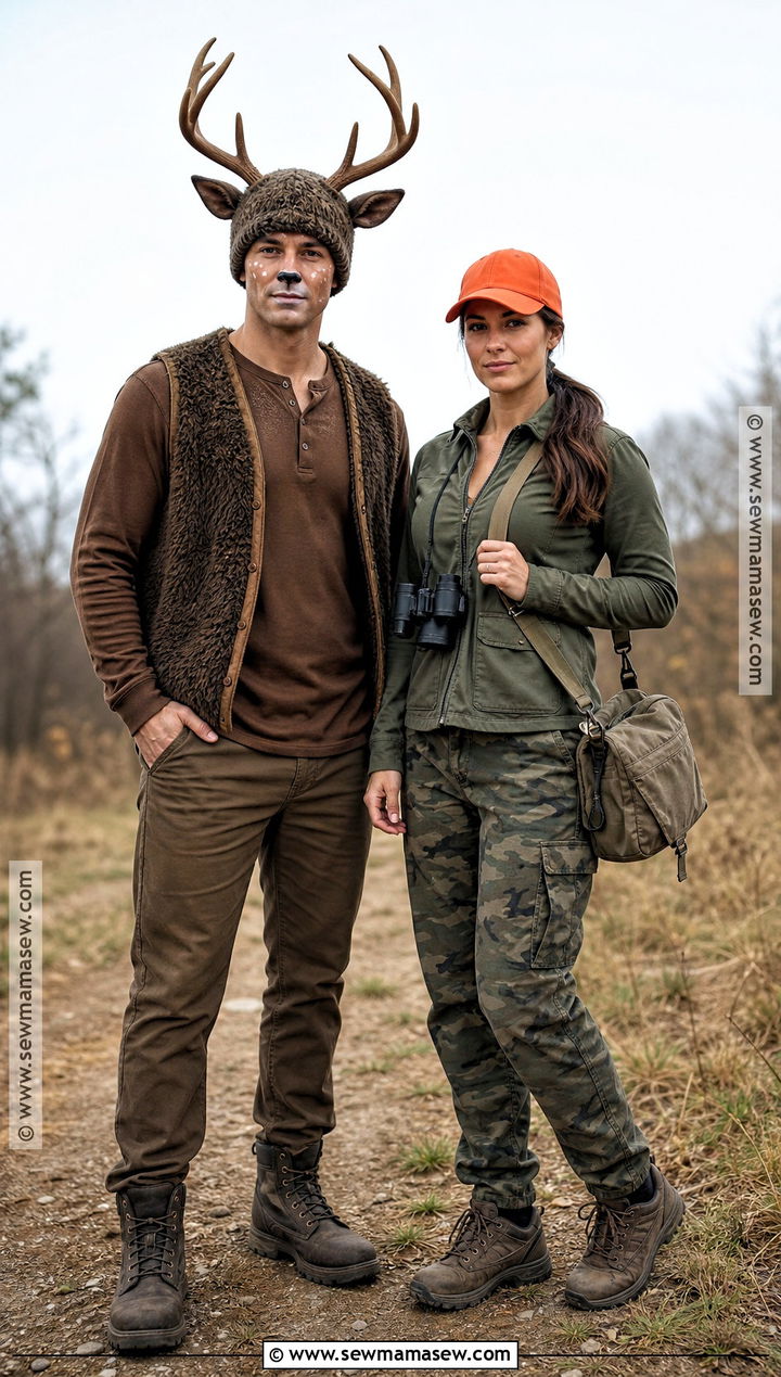 Gender Swapped Deer And Hunter Costume - 40 deer and hunter costume ideas