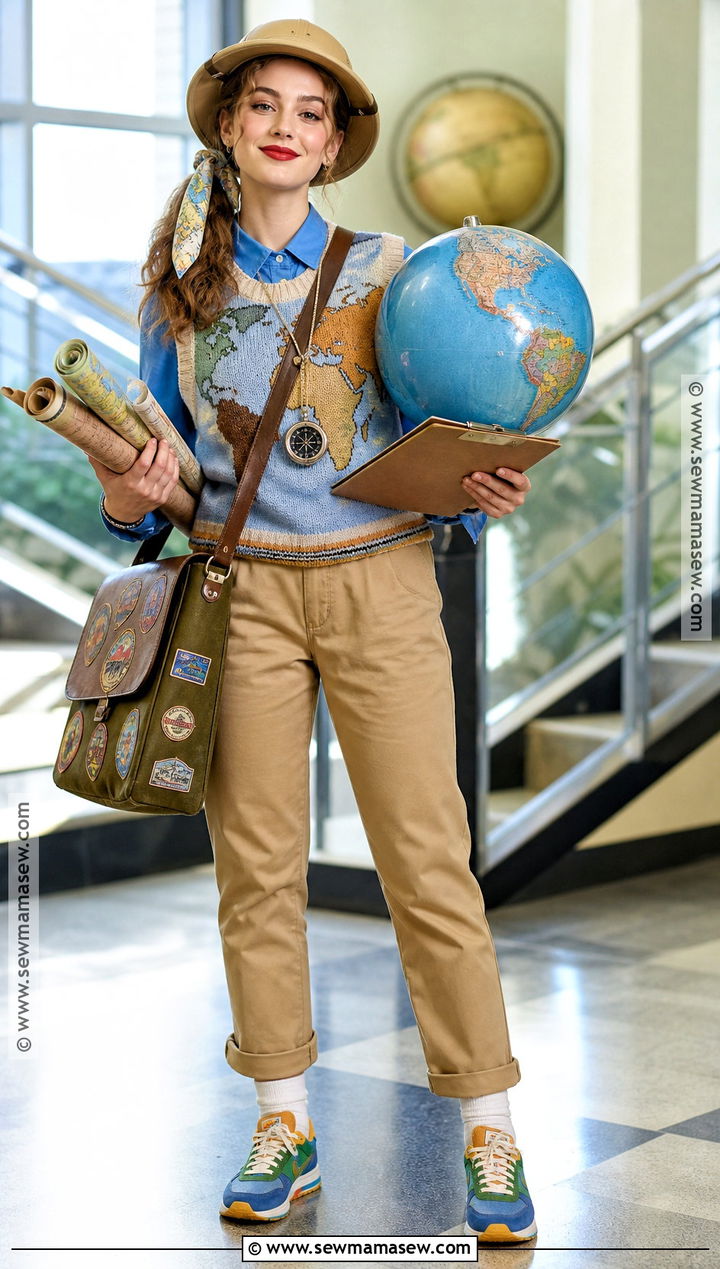 Geography Bee Nerd Costume - 40 nerd costume ideas