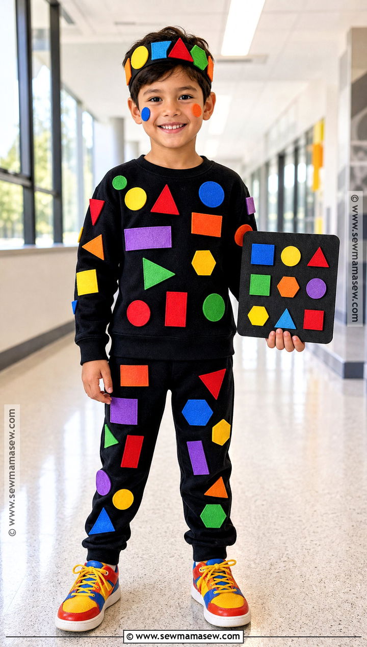 Geometric Shapes Maths Day Costume - 30 maths day costumes for kids