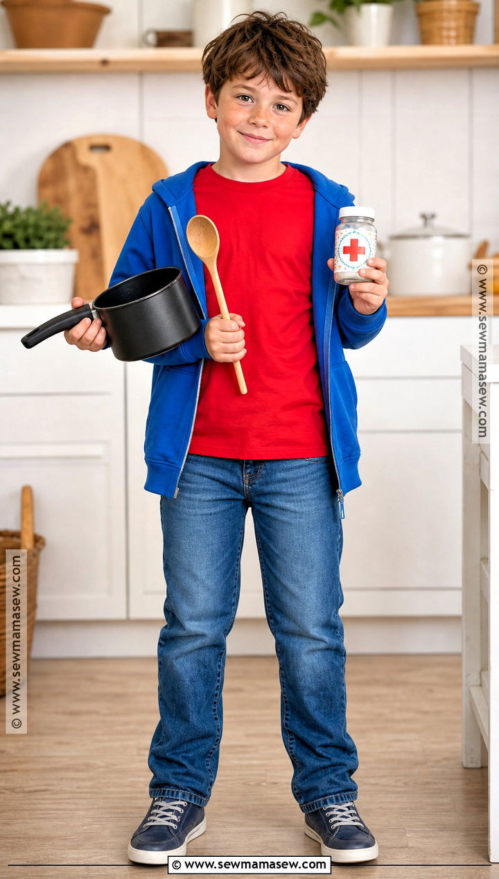 Georges Marvellous Medicine Costume With Saucepan - 30 world book day costumes for boys