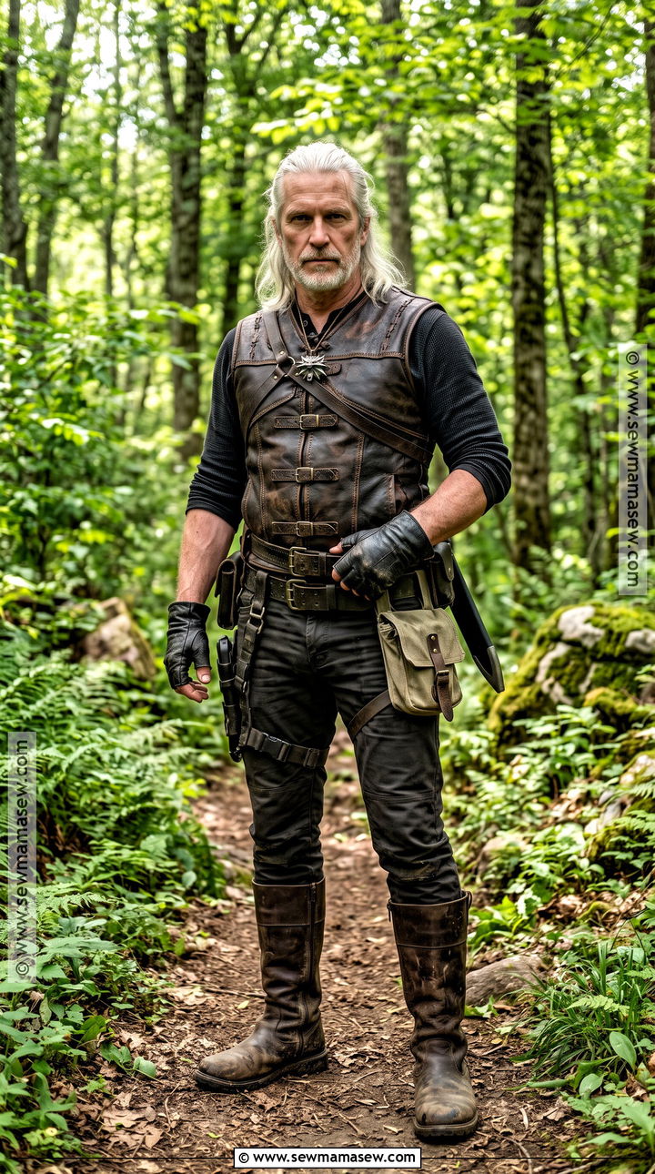 Geralt Of Rivia Cosplay With Black Armor - 30 white hair cosplay ideas
