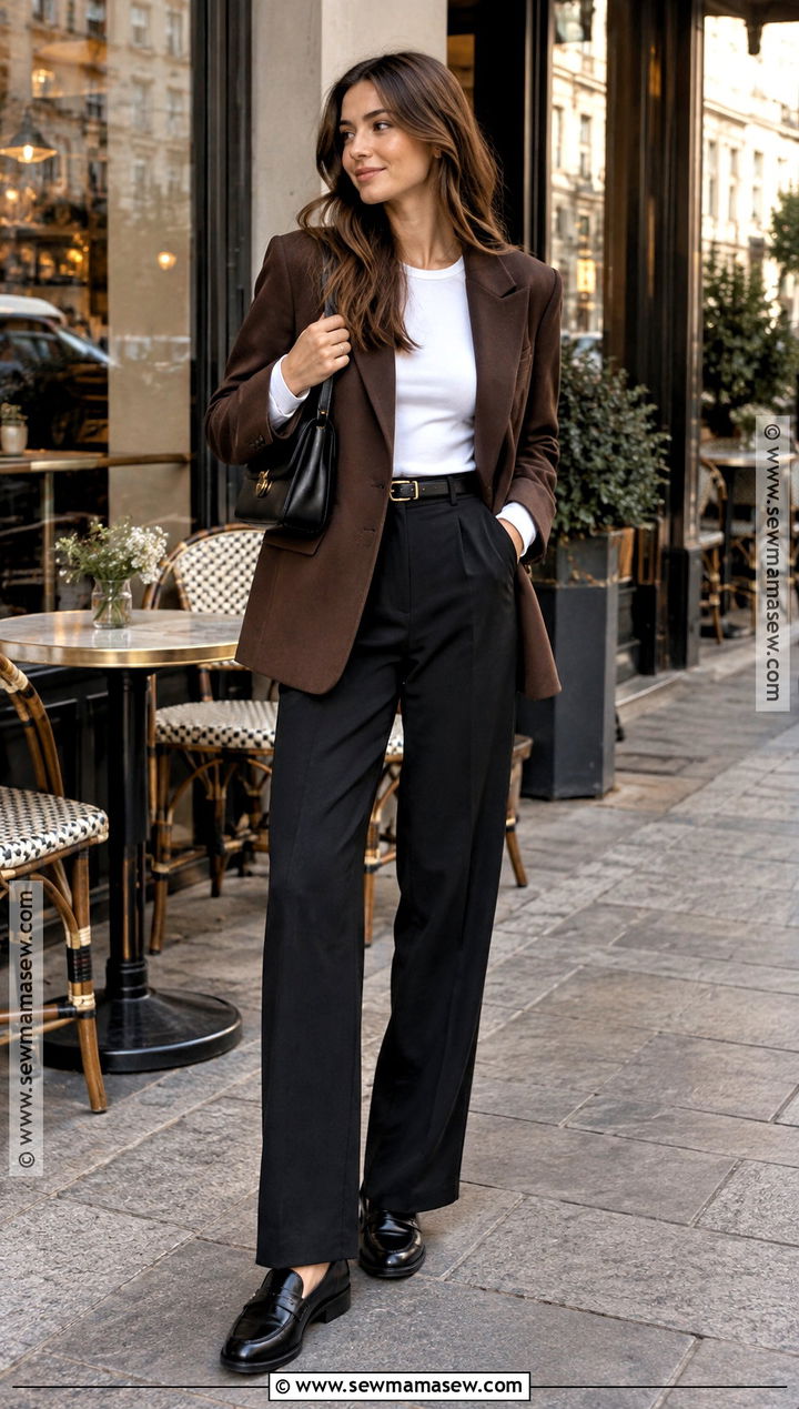 Germany Fall Blazer And Trousers Outfit - 15 Germany In Fall Outfits
