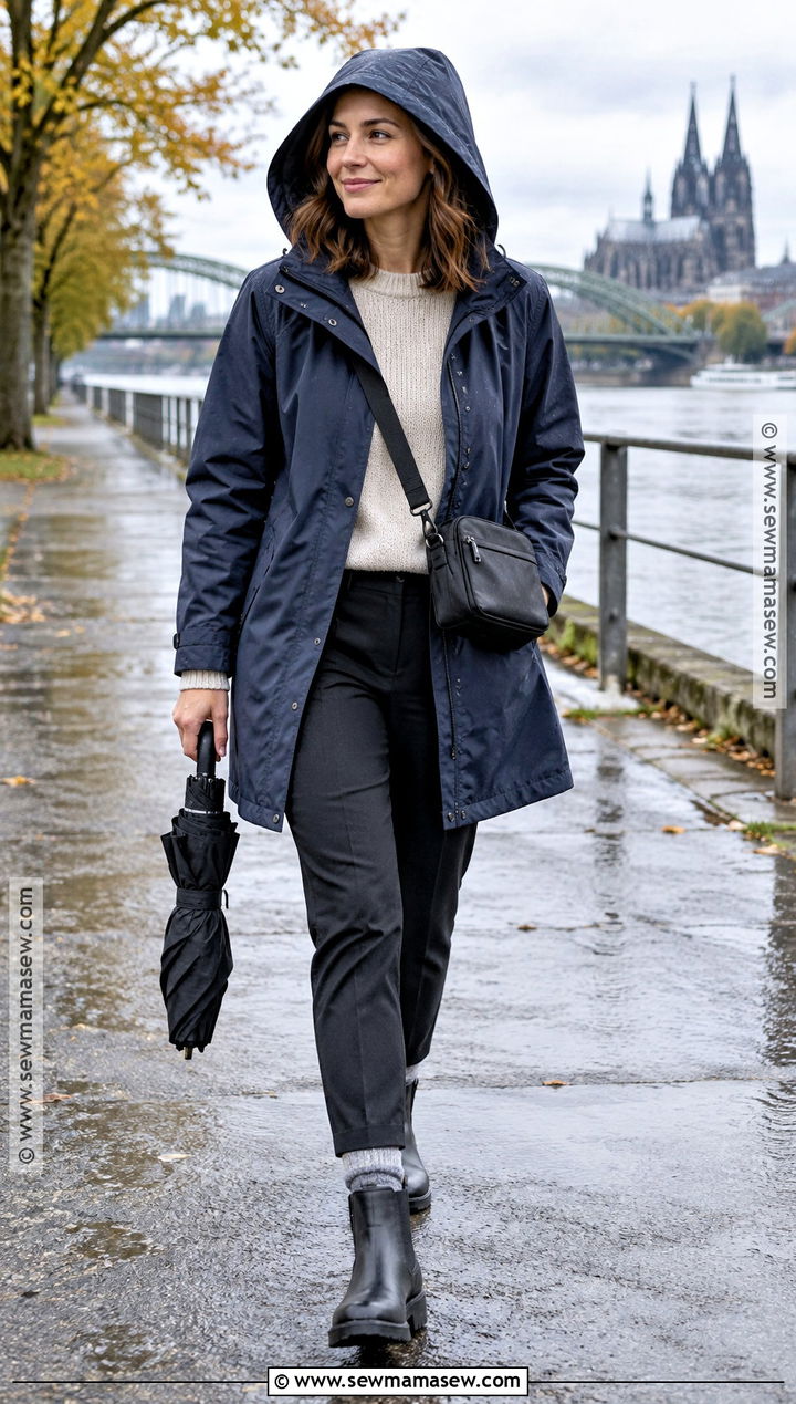 Germany Fall Rain Jacket Outfit - 15 Germany In Fall Outfits