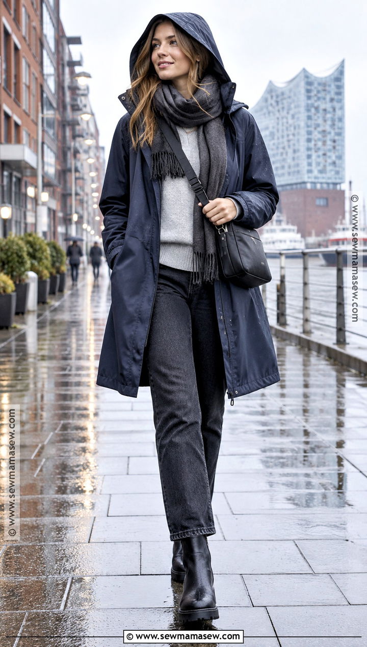 Germany Fall Raincoat Outfit - 20 germany fall travel outfits