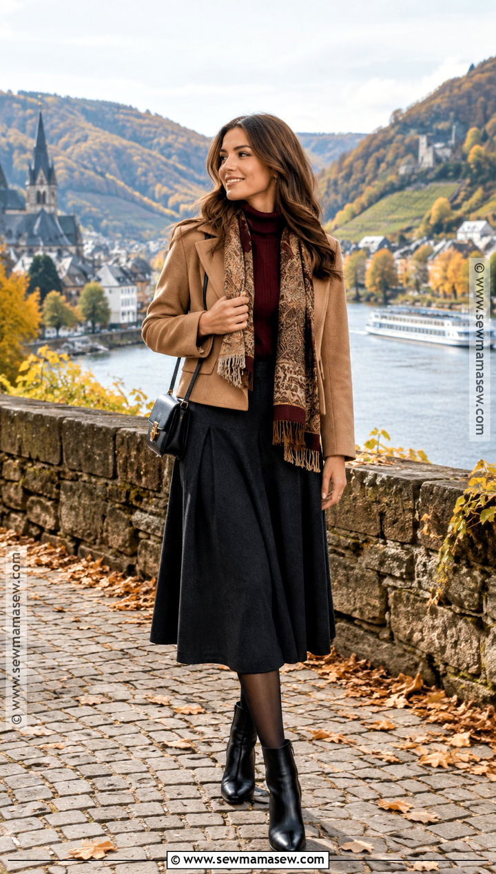 Germany Fall Rhine Valley Outfit - 20 germany fall travel outfits
