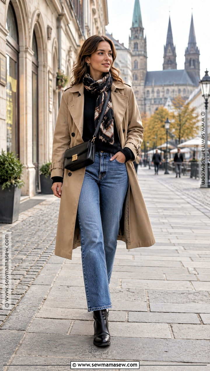 Germany Fall Trench Coat Outfit - 15 Germany In Fall Outfits