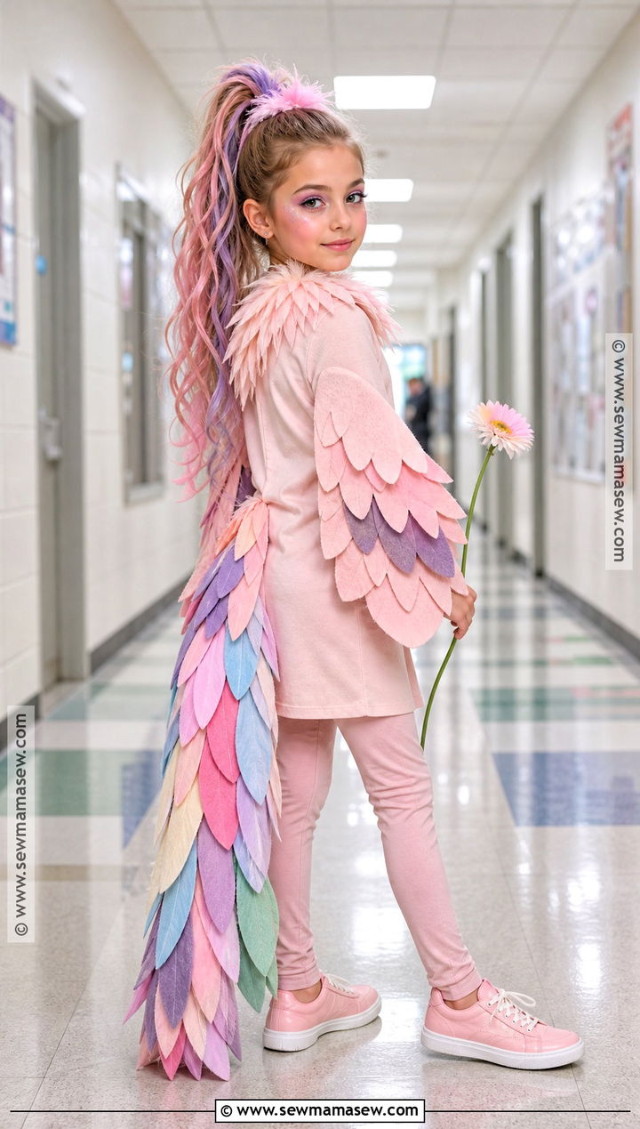 Gertrude McFuzz Costume - 30 dr seuss week dress up ideas
