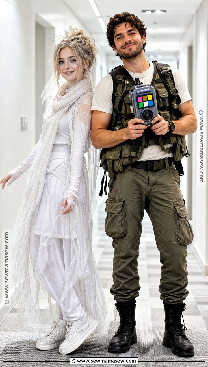 Ghost And Ghost Hunter Costume - 40 last minute couples costumes