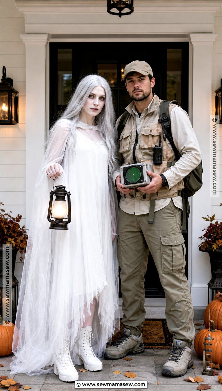 Ghost And Ghost Hunter Couple Costume - 35 ghost halloween costume ideas