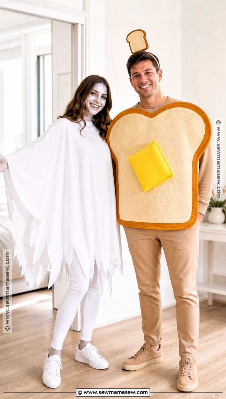 Ghost And Toast Rhyming Costume - 30 Rhyming Costumes