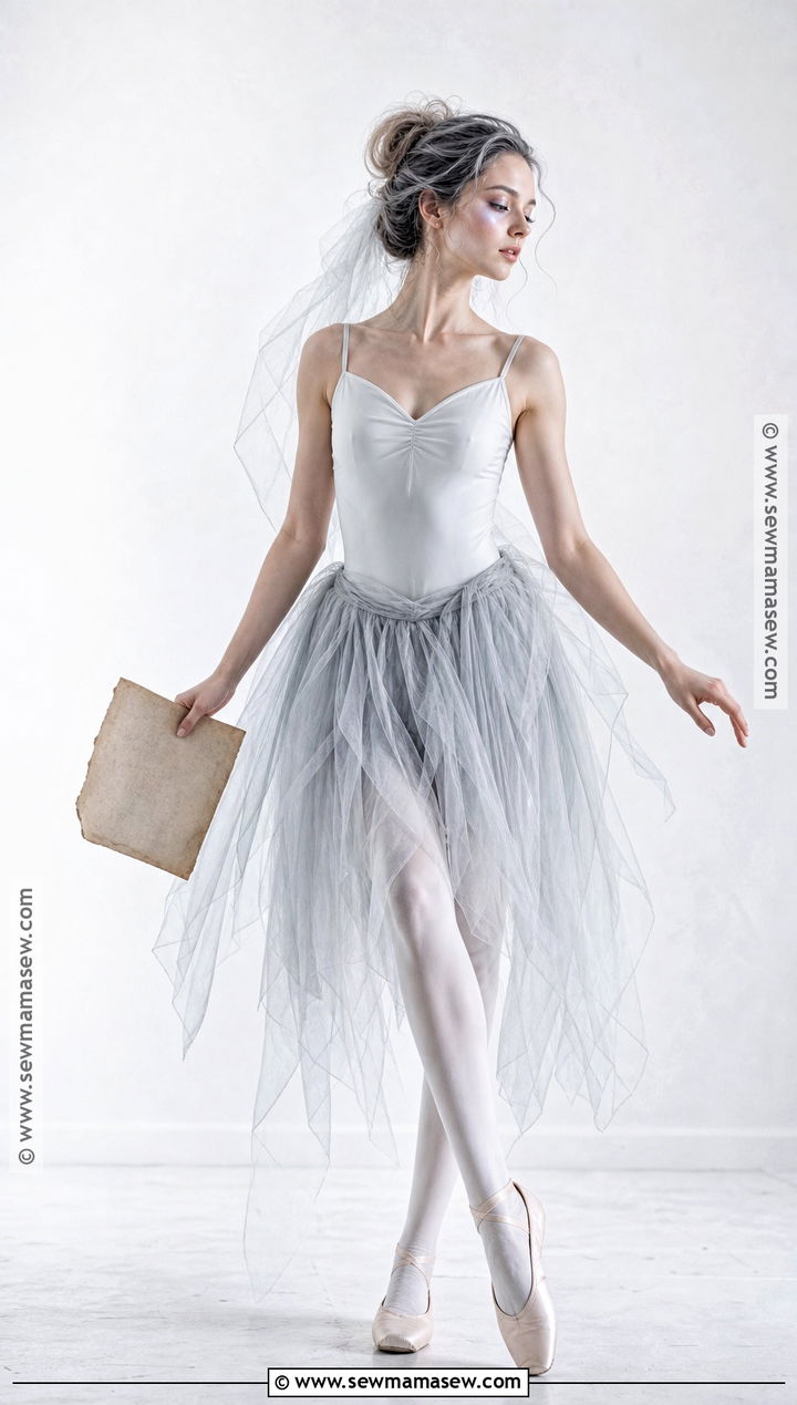 Ghost Ballerina Costume - 30 ballet halloween costumes