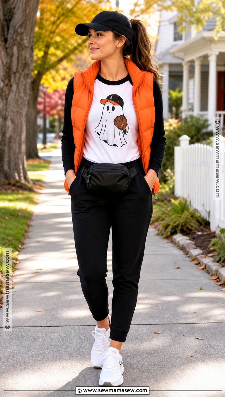 Ghost Baseball Halloween Shirt Outfit - 40 halloween shirts
