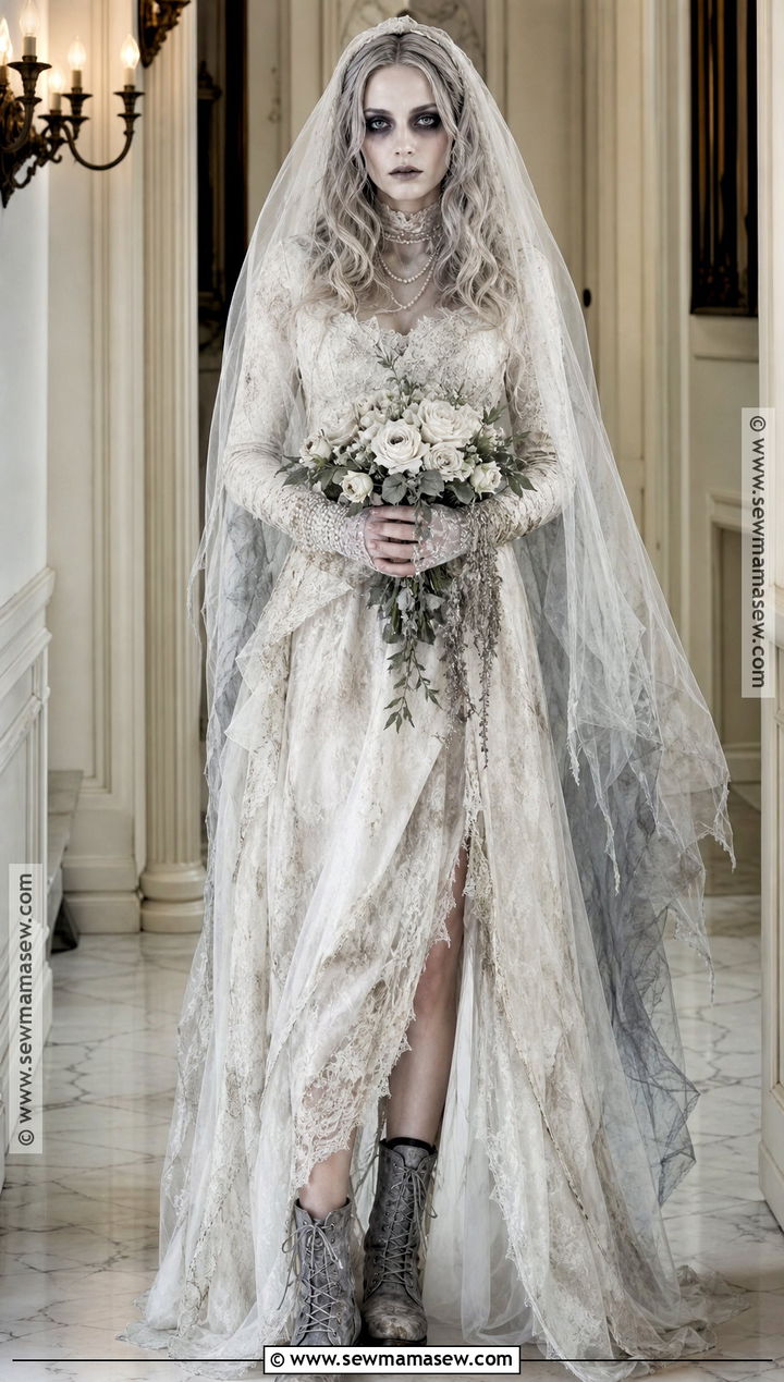Ghost Bride Costume With White Dress - 35 white dress halloween costume ideas