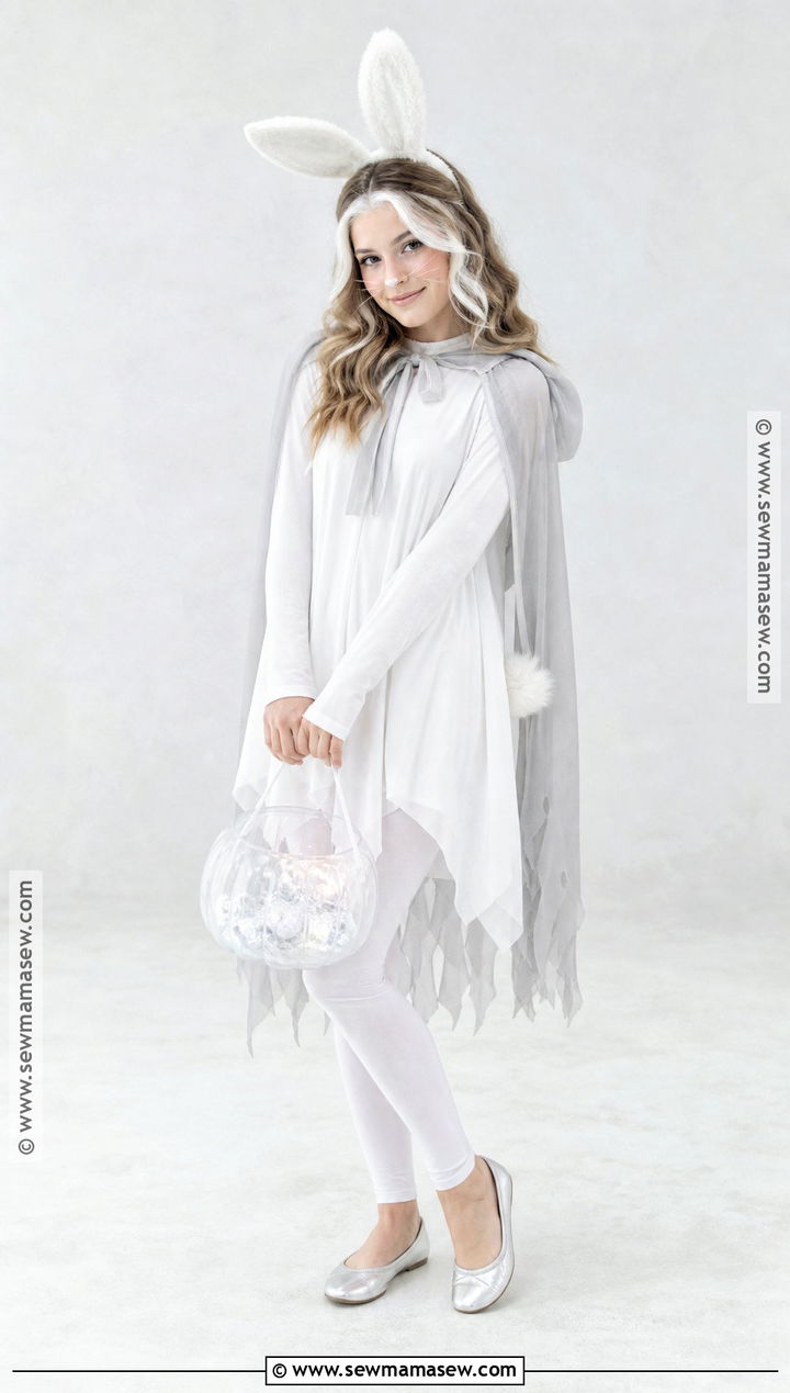 Ghost Bunny Costume - 30 Halloween Bunny Costume Ideas