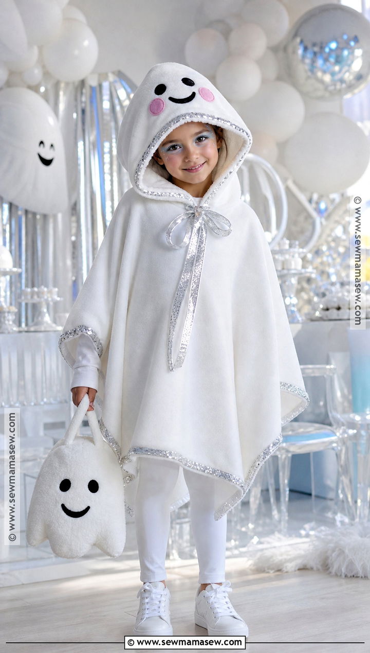 Ghost Costume With Friendly Face - 30 best fancy dress costumes for kids