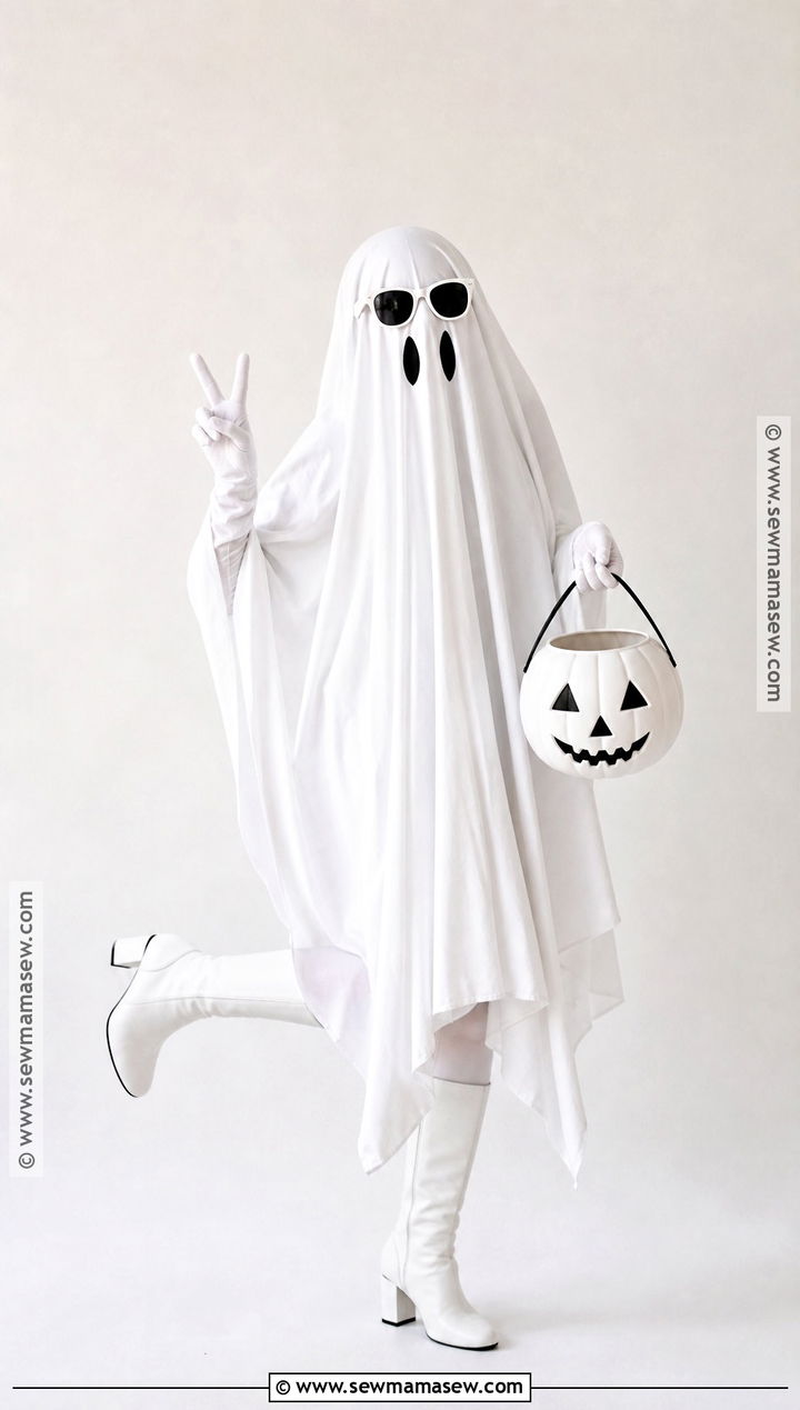 Ghost Costume With White Boots - 35 halloween costumes single