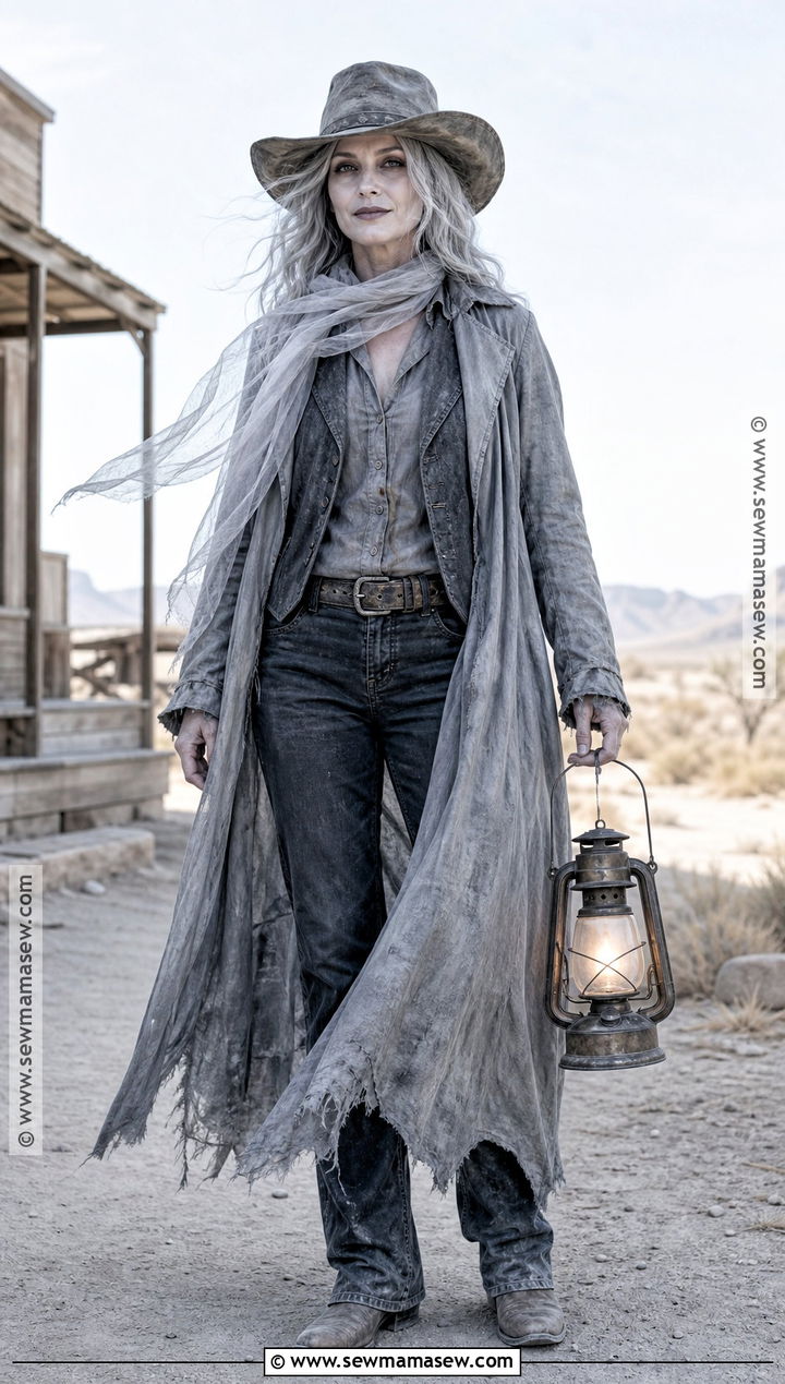Ghost Cowboy Costume - 30 Cowboy Halloween Costume Ideas for Women