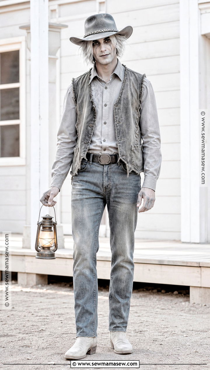 Ghost Cowboy Country Costume - 30 Country Halloween Costumes