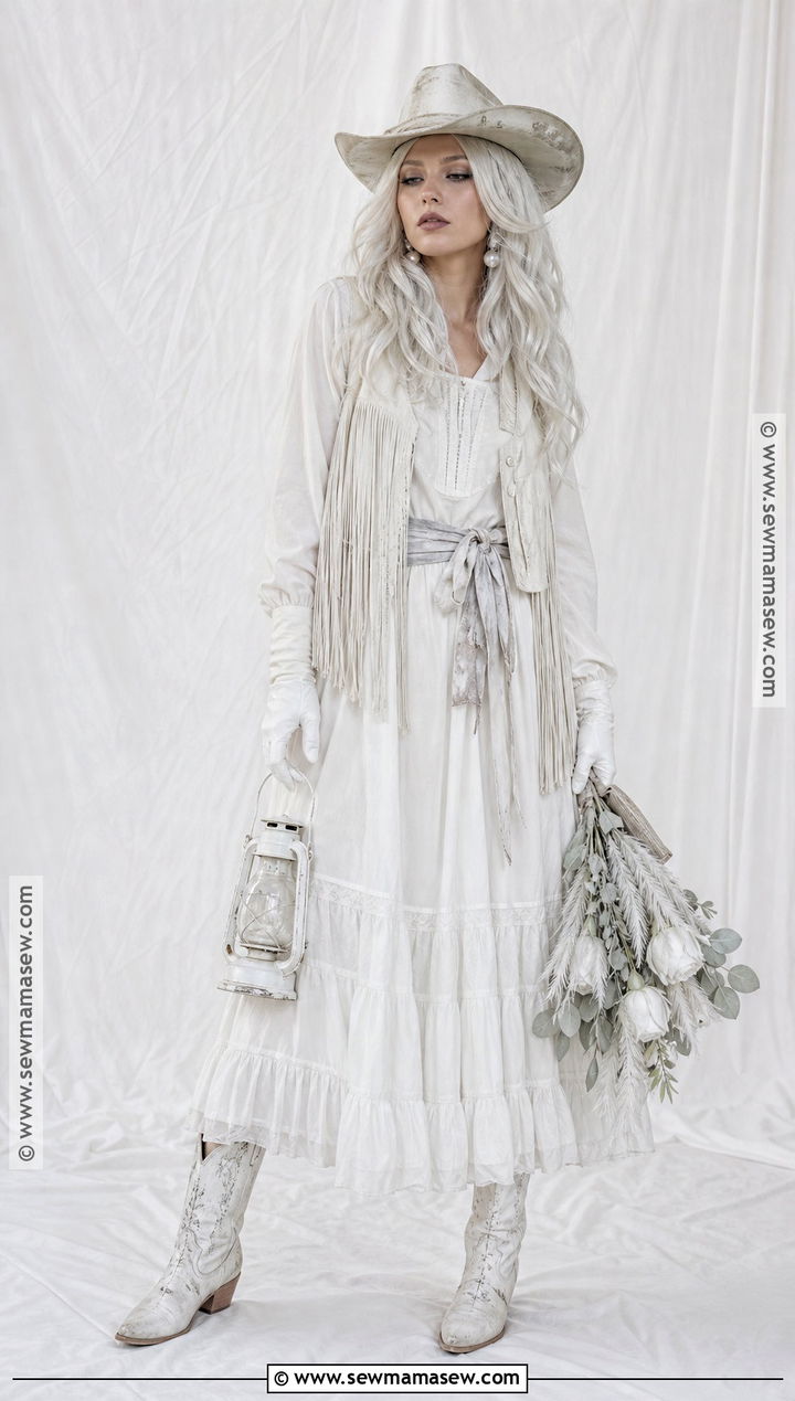 Ghost Cowgirl Costume - 35 cowgirl costume ideas