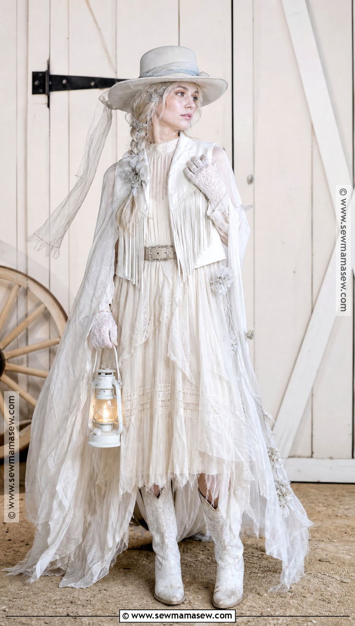 Ghost Cowgirl Costume - 30 costume cowgirl ideas