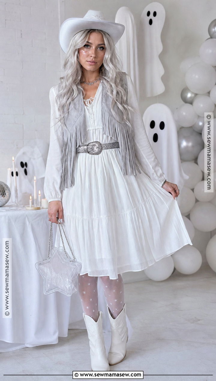 Ghost Cowgirl Halloween Outfit - 40 cowgirl outfits halloween