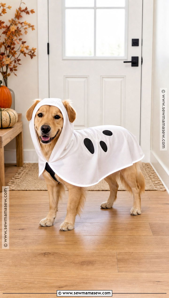 Ghost Dog Halloween Costume - 45 dog halloween costumes