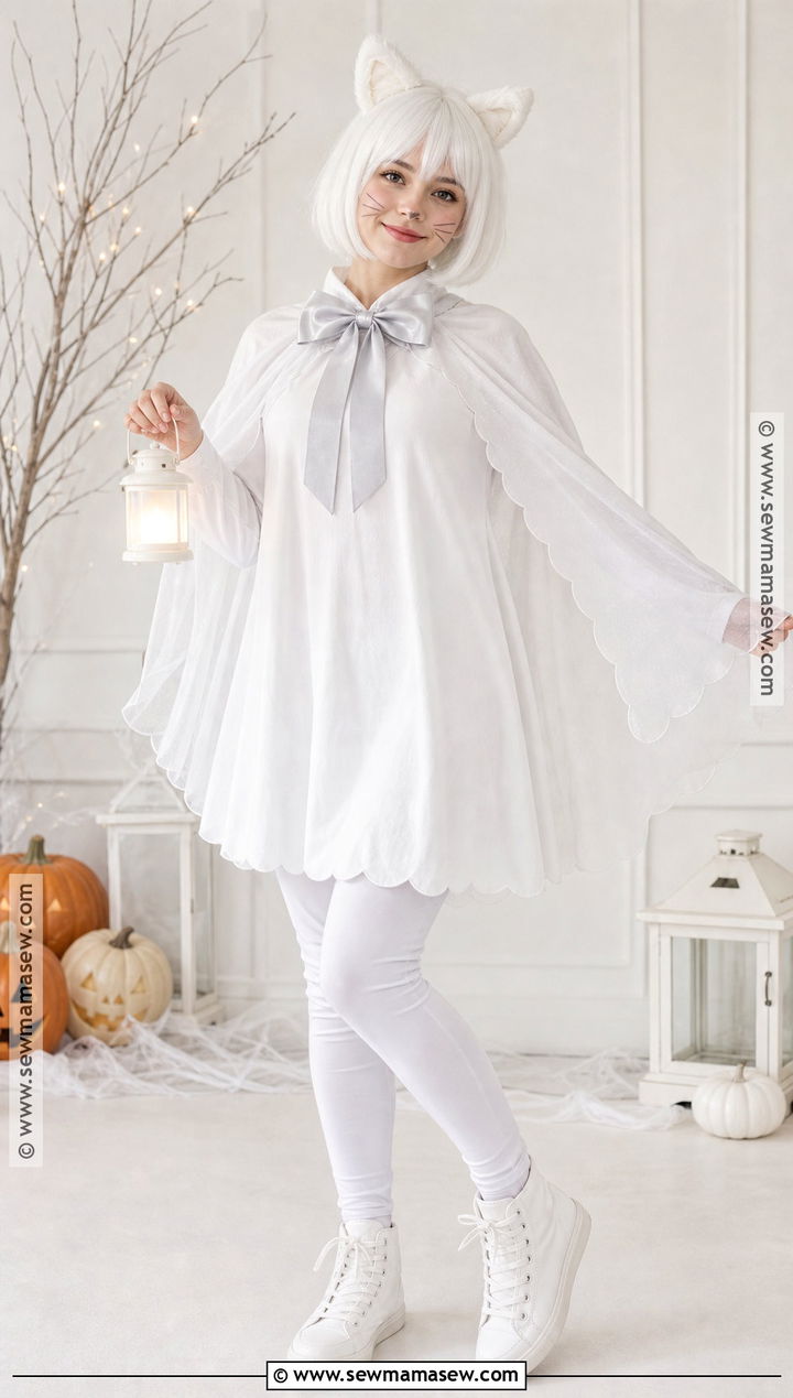 Ghost Hello Kitty Costume - 30 halloween costumes hello kitty