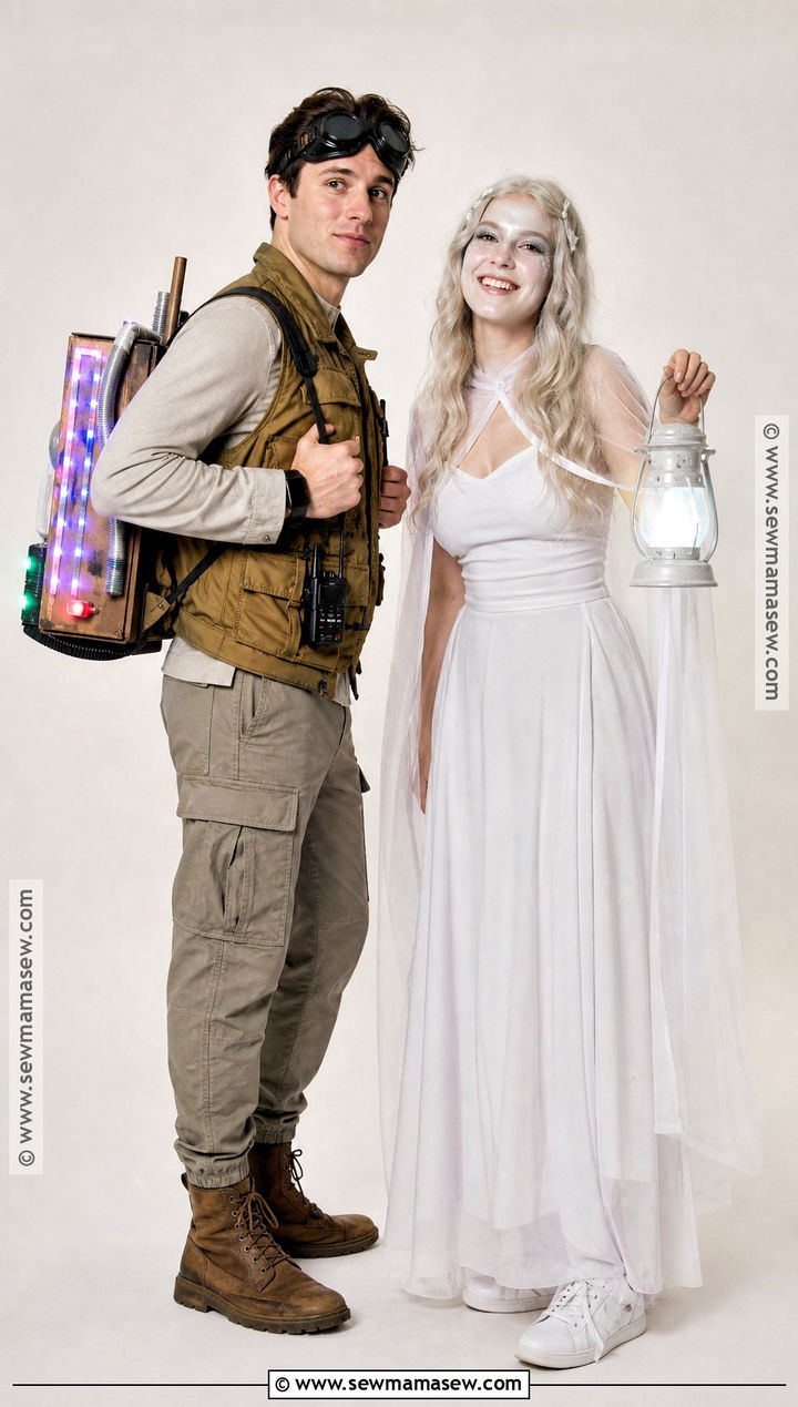 Ghost Hunter And Friendly Ghost Duo Costume - 35 unique duo halloween costumes