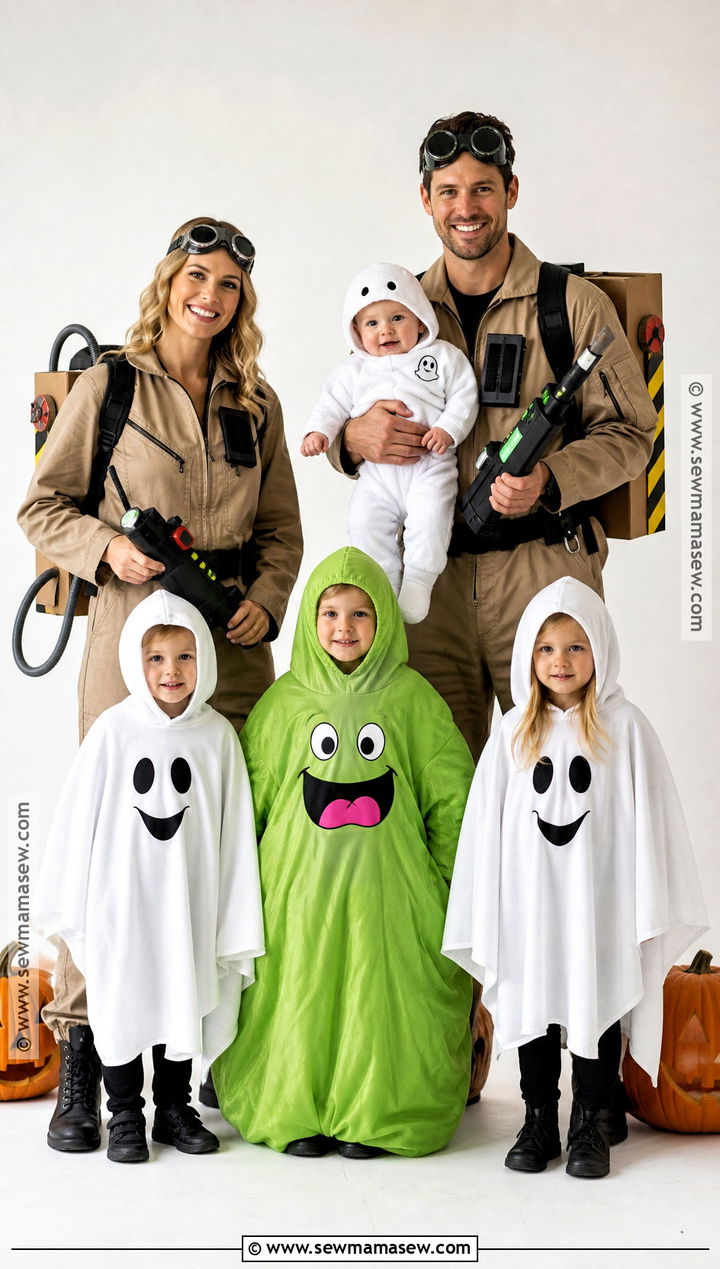 Ghost Hunter Family Costume - 45 family costumes