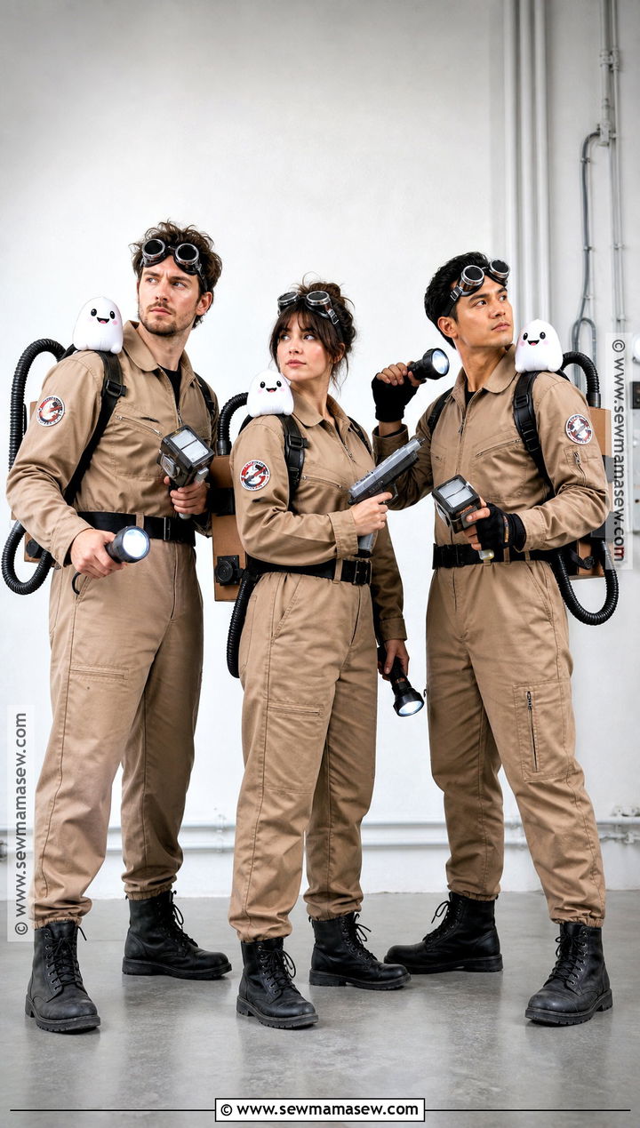 Ghost Hunters Trio Costume - 35 Trio Outfits Halloween