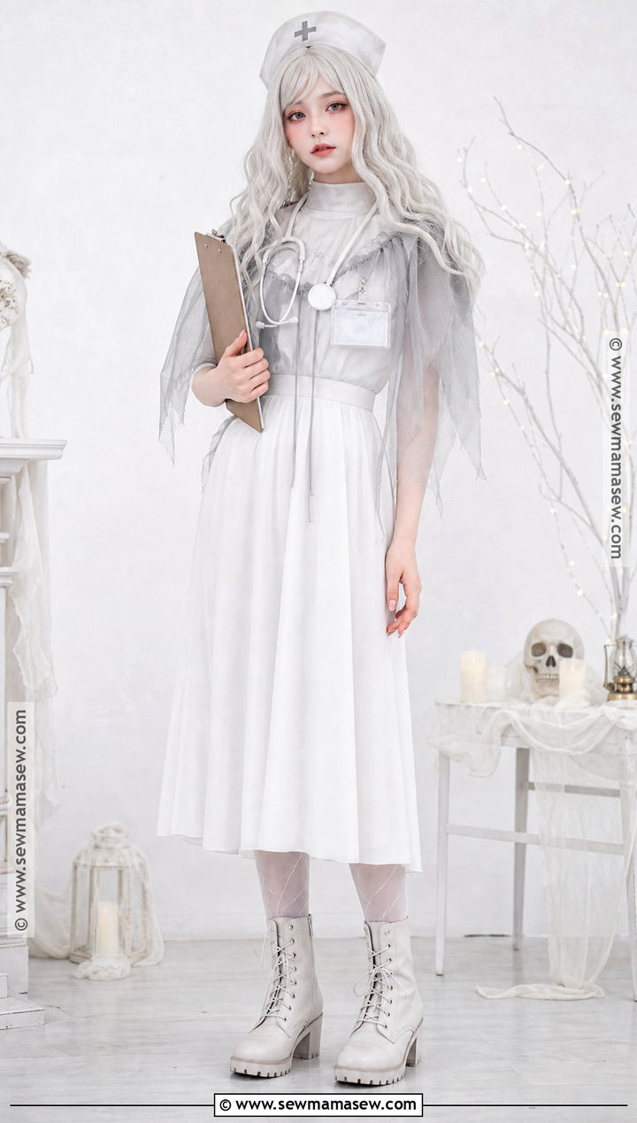 Ghost Nurse Costume - 30 nurse outfit halloween ideas
