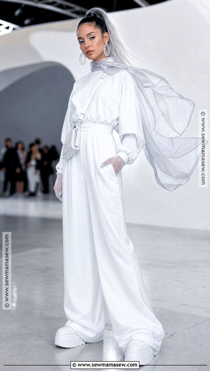 Ghost Outfit With White Jumpsuit - 30 Ghost Outfit Ideas