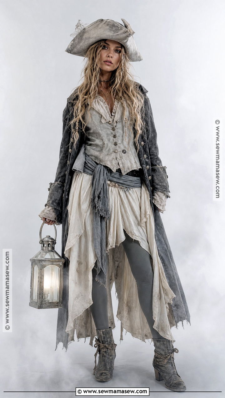 Ghost Pirate Costume - 50 pirate costume ideas for women