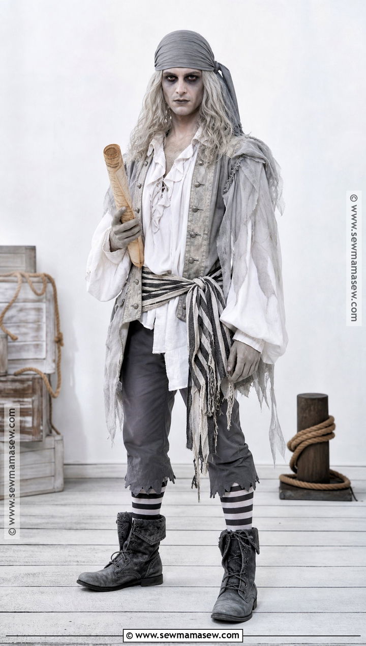 Ghost Pirate Costume - 30 Halloween Costumes Ghost