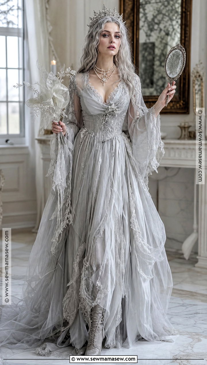 Ghost Princess Costume - 45 princess halloween costume ideas