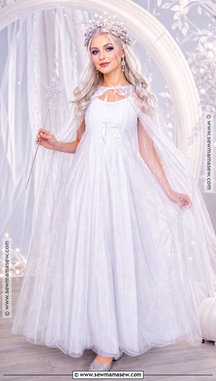 Ghost Princess Costume With Crown - 30 ghost clothes