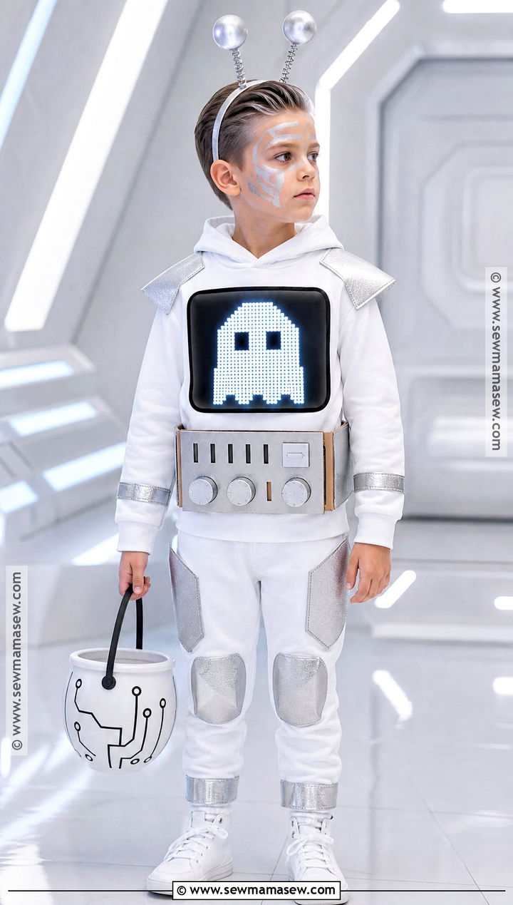 Ghost Robot Costume - 35 ghost costume ideas for kids