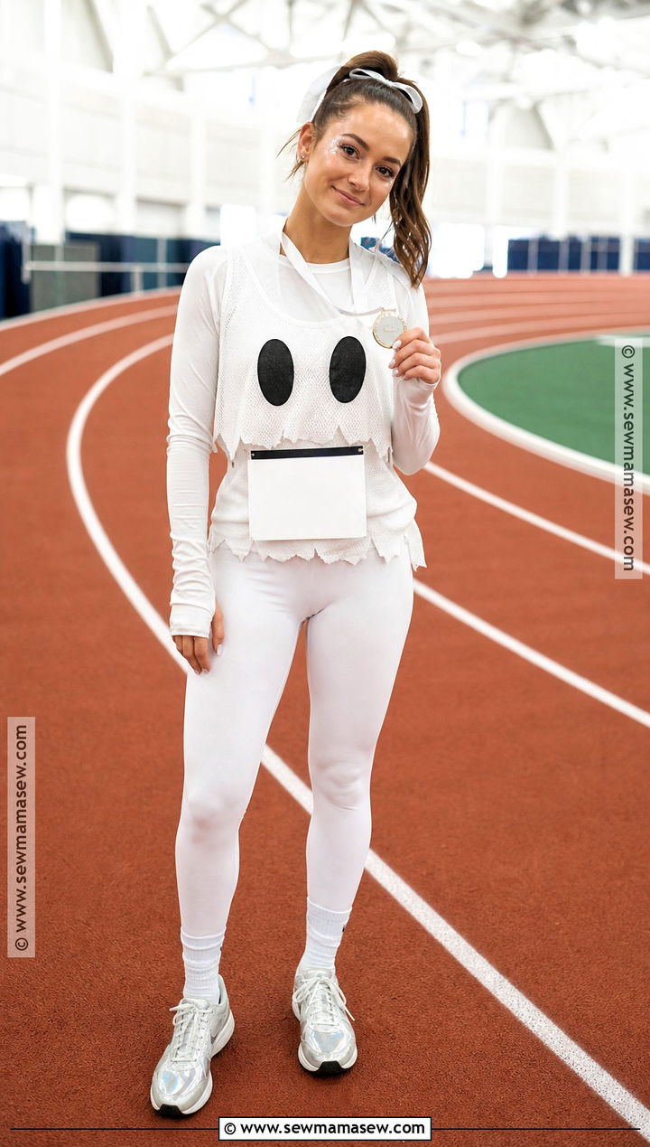 Ghost Runner Costume - 30 gym halloween costume ideas