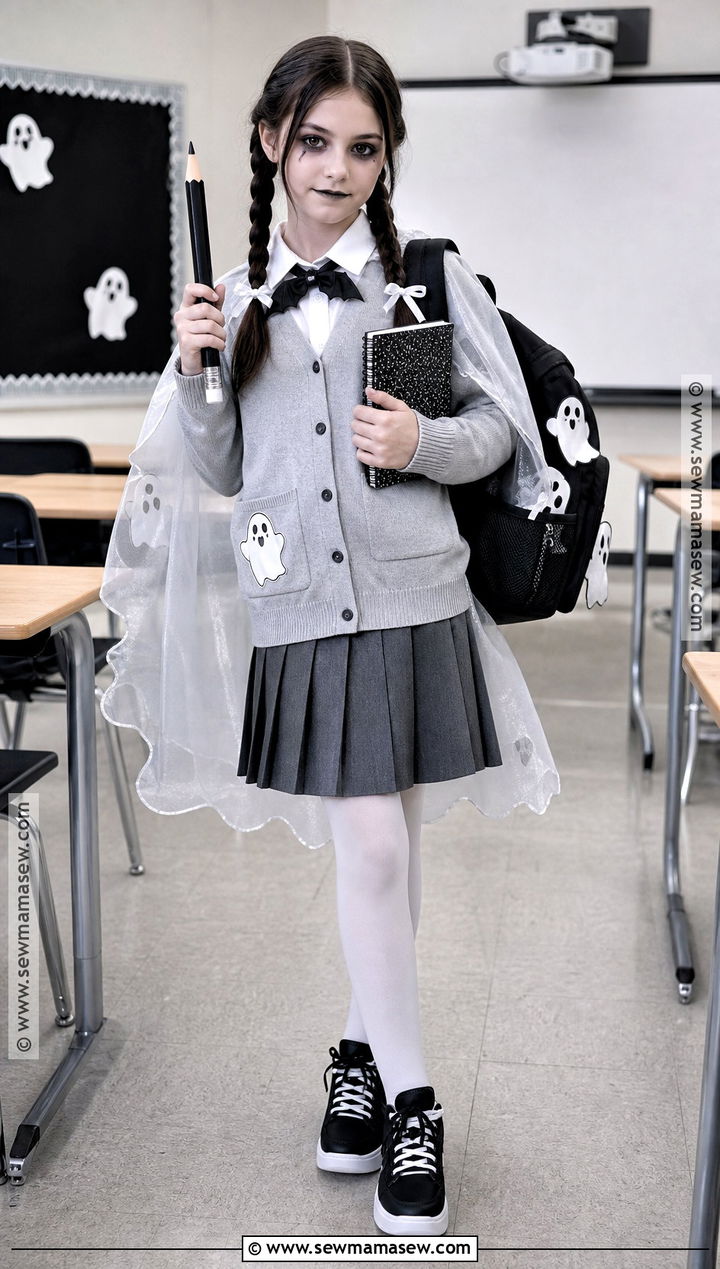Ghost School Uniform Costume - 35 ghost costume ideas for kids