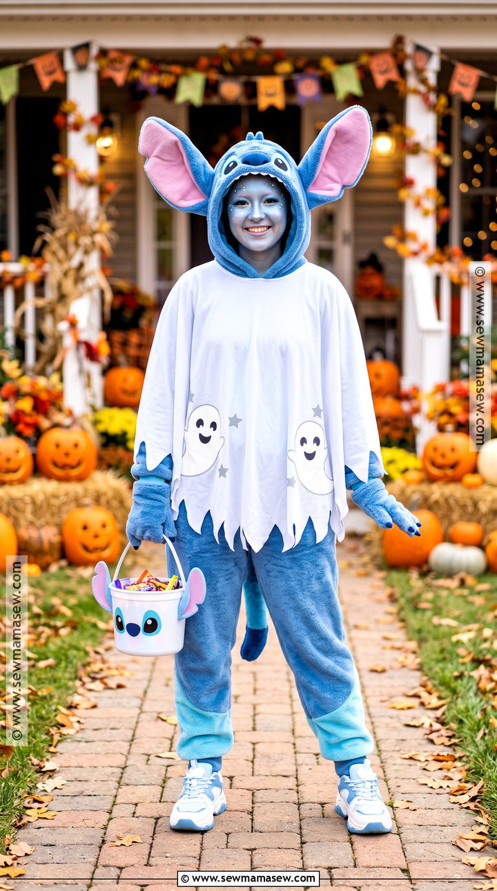Ghost Stitch Costume - 30 stitch halloween costume ideas