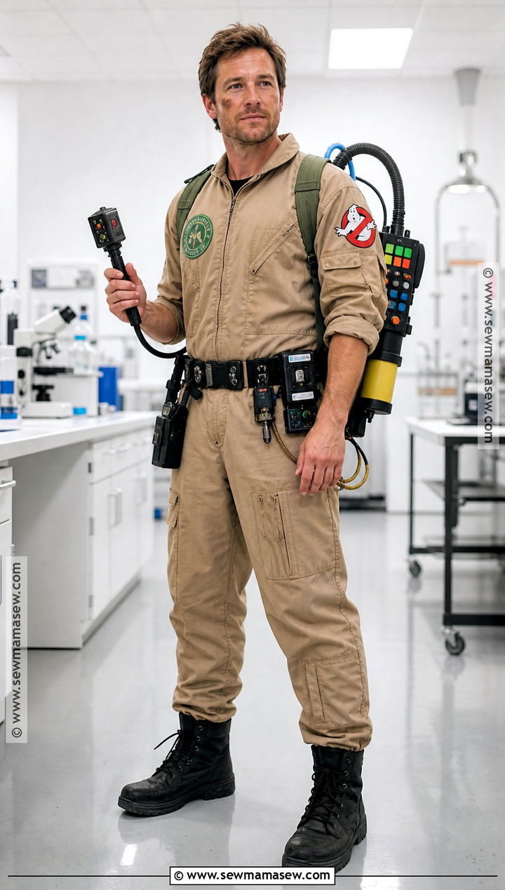 Ghostbuster Costume With Utility Jumpsuit - 30 costumes for guys