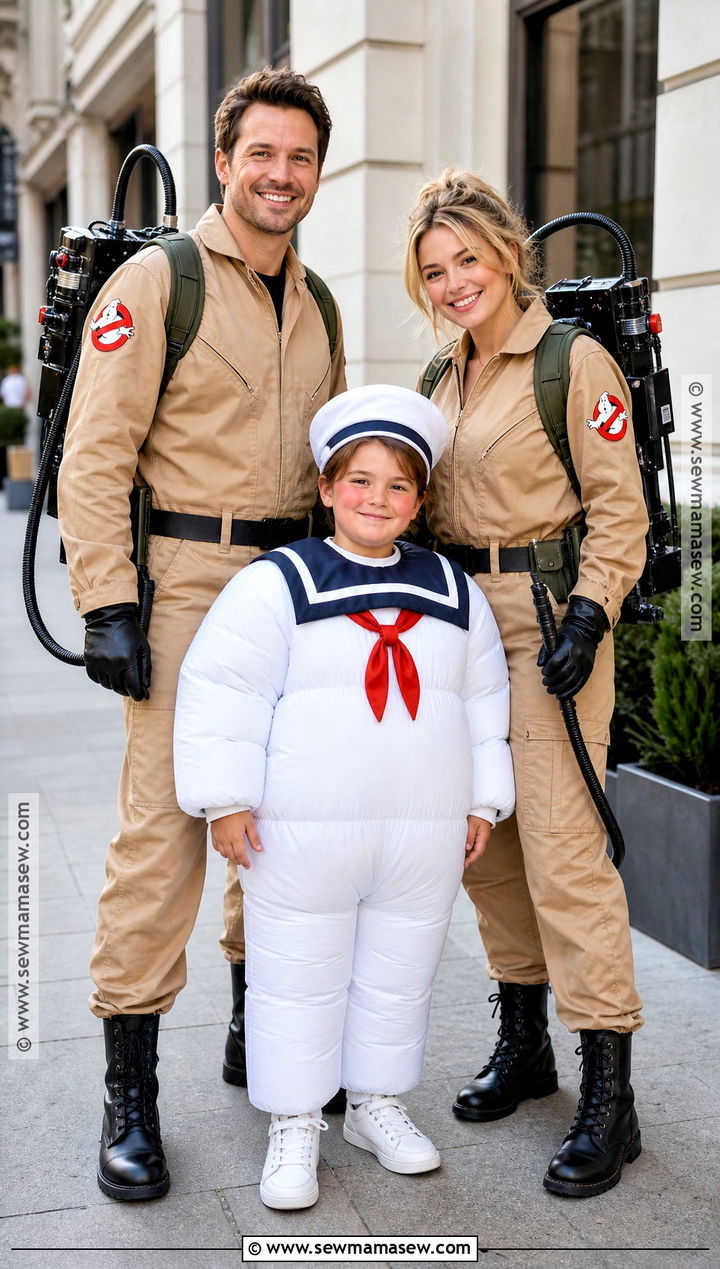 Ghostbusters Family Costume - 30 family costumes for 3