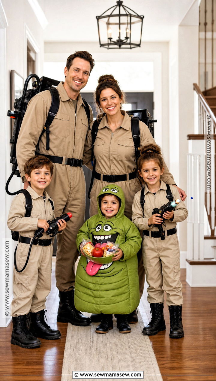 Ghostbusters Family Costume - 40 ghostbusters costume ideas
